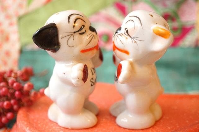 希少 40s 50s Vintage Bonzo Salt＆Pepper