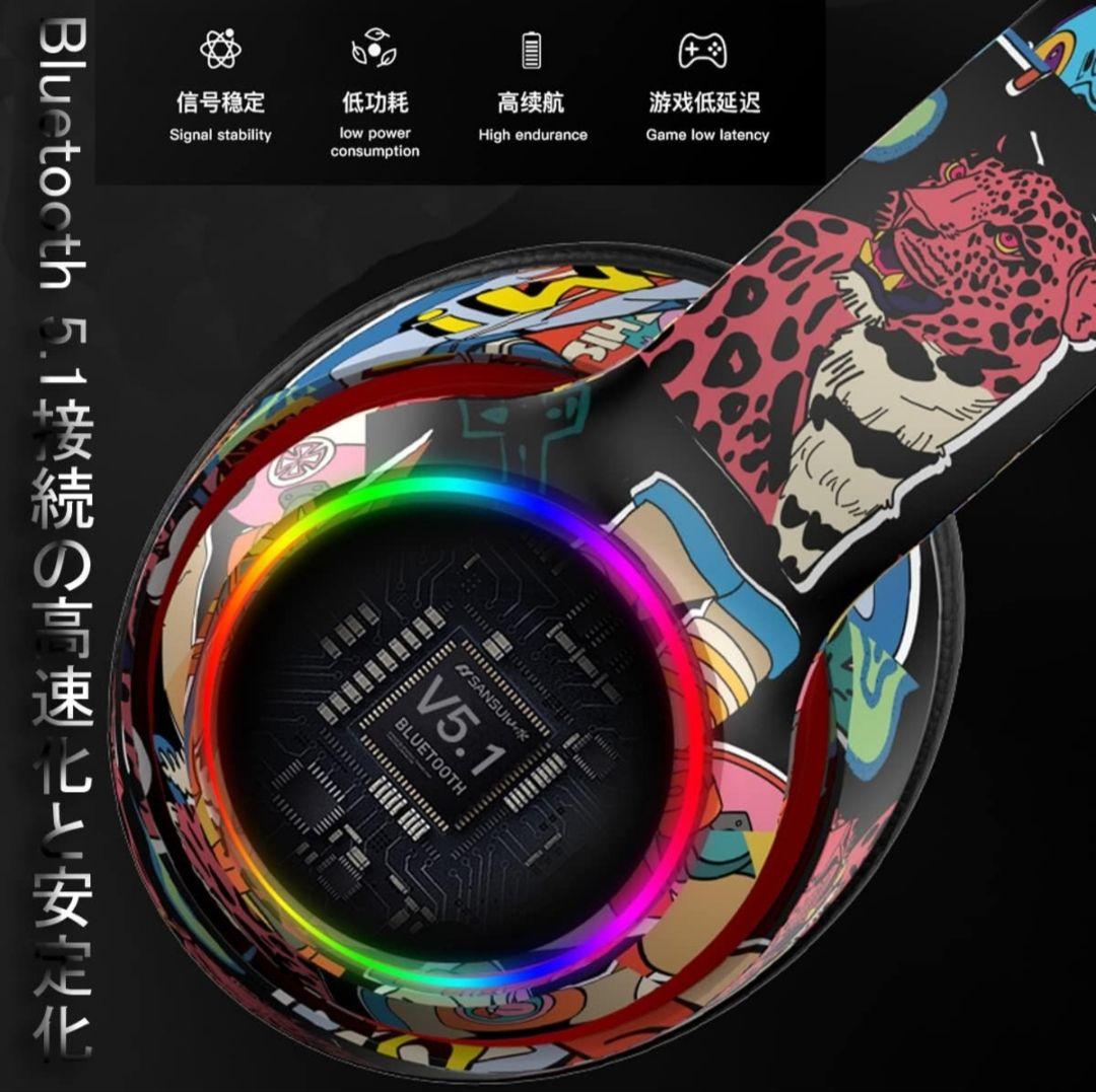 2022最新型Bluetoothイヤホン ブルートゥースイヤホン 折り畳み式⑤