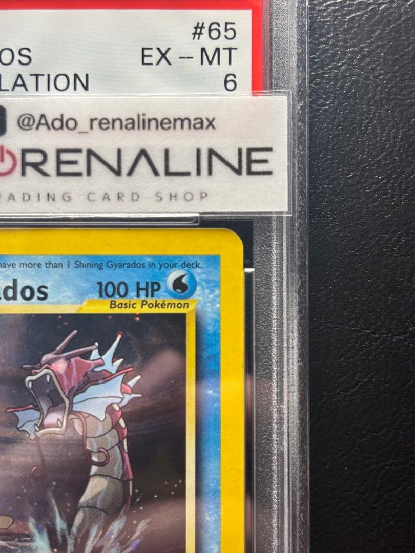 【PSA6】ひかるギャラドス 英語 65/64 Shining Gyarados