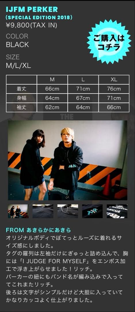 【新品未使用】THEORALCIGARETTES パーカー Mサイズ IJFM