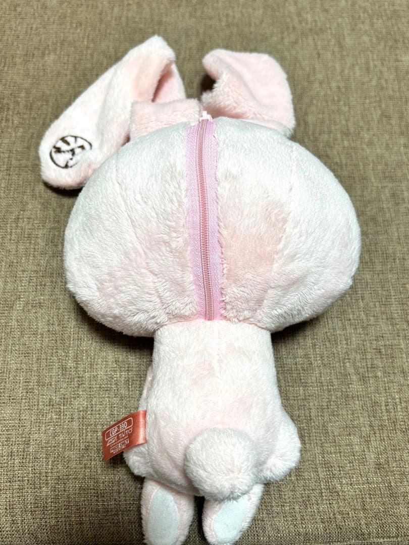 汎用うさぎ チャックスGP ぬいぐるみ 痙攣 グルーミー ピンク