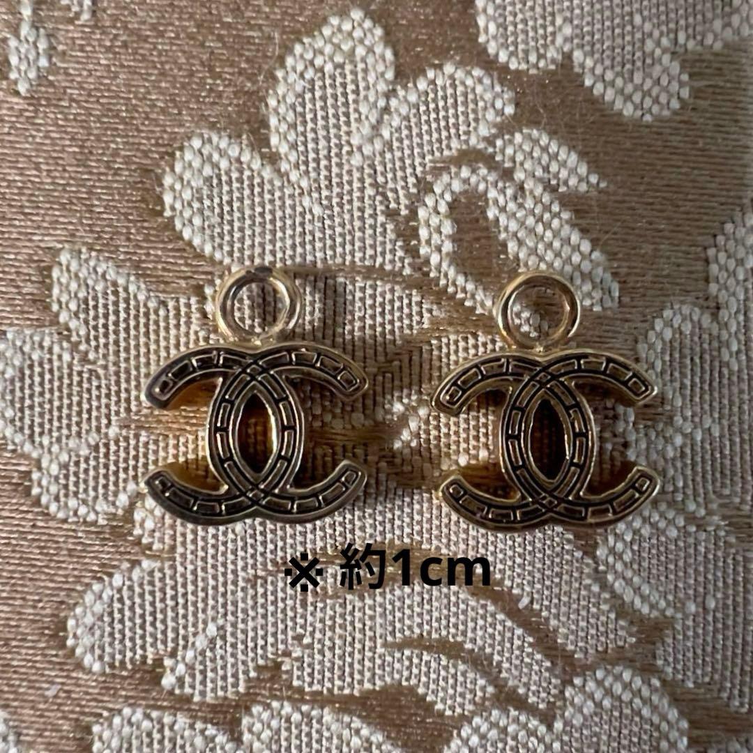 CHANEL ピアス フープピアス ヴィンテージ シャネル CCピアス ゴールド