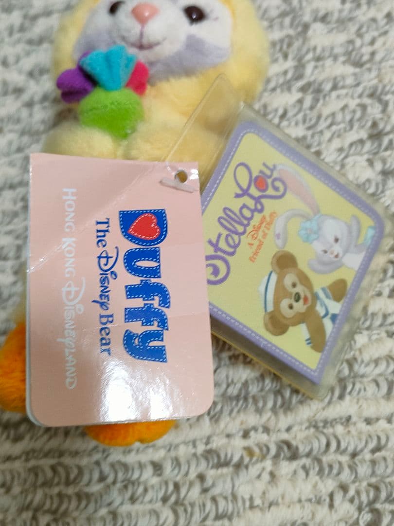 香港ディズニー 　ステラルーぬいぐるみキーチェーン　イースター