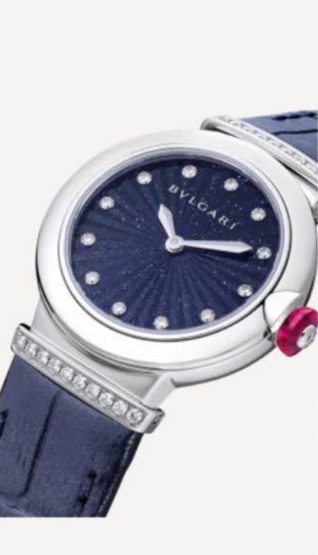 ブルガリ　ルチェア　時計　ラピスラズリ