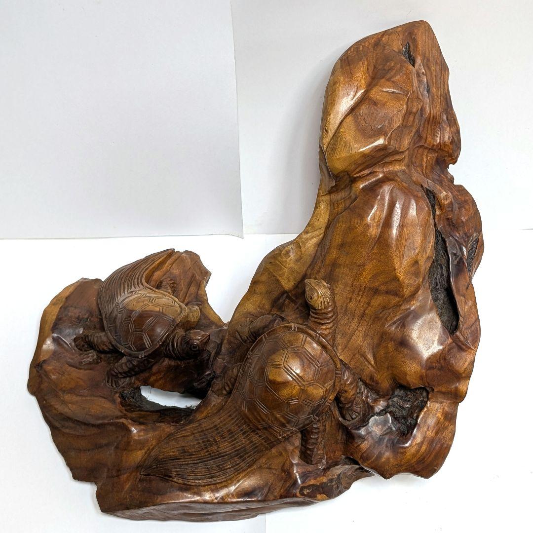 オブジェ　美術品　彫刻　一本木