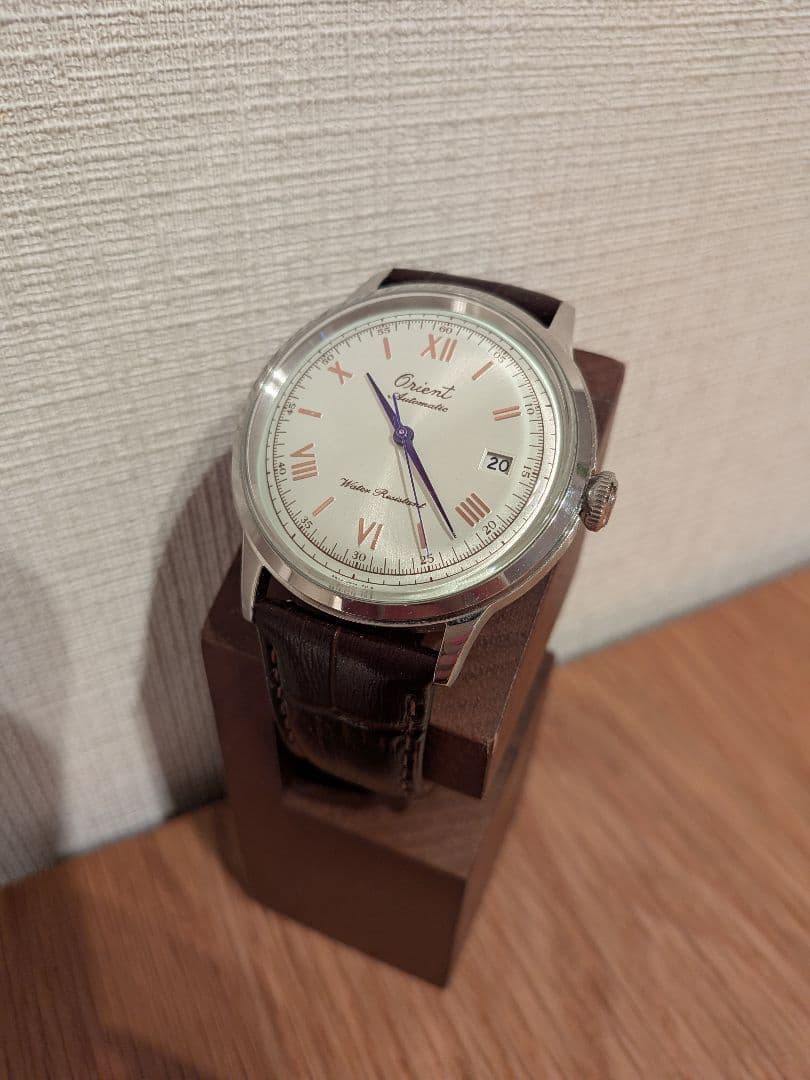 Orient 75周年限定モデル 自動巻き 白文字盤