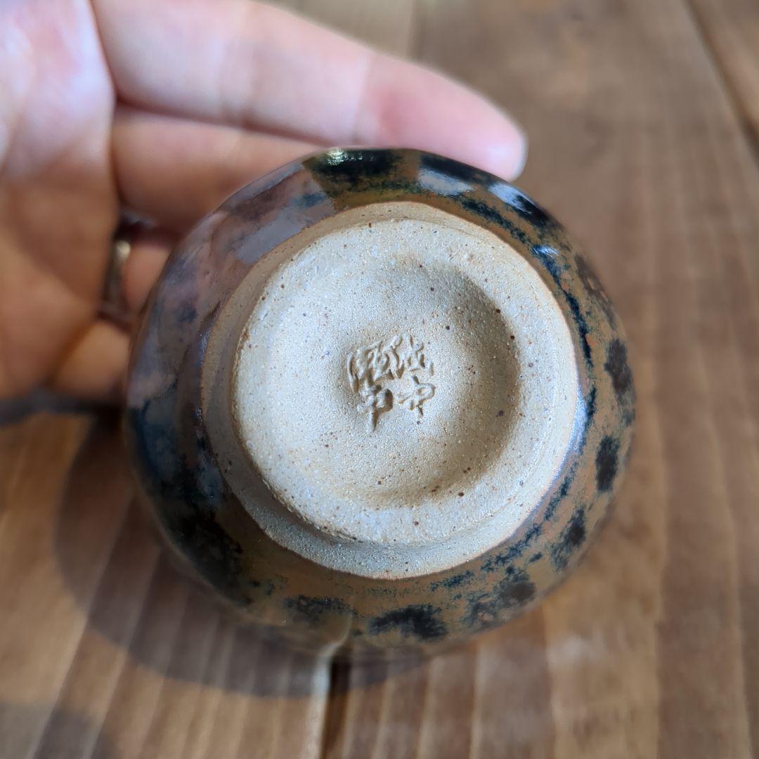 越中瀬戸焼　富山伝統工芸品　黒色　茶