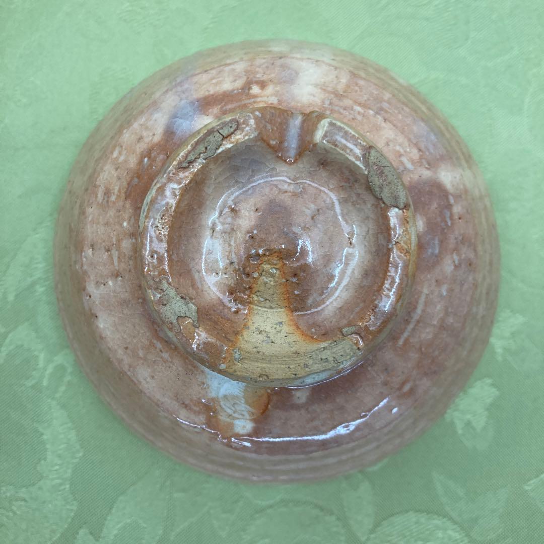 茶道具　萩焼　抹茶茶碗　中村二夫作　共箱　共布