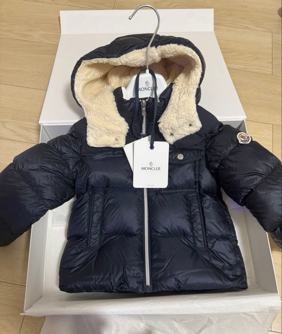 美品　限定レア⭐︎ボアダウンジャケット⭐︎正規品モンクレール ベビーキッズ　1〜3歳