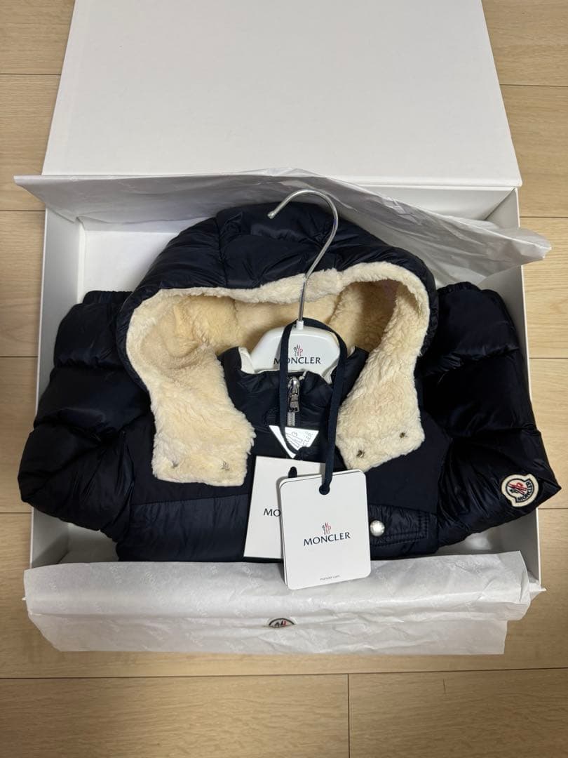 美品　限定レア⭐︎ボアダウンジャケット⭐︎正規品モンクレール ベビーキッズ　1〜3歳