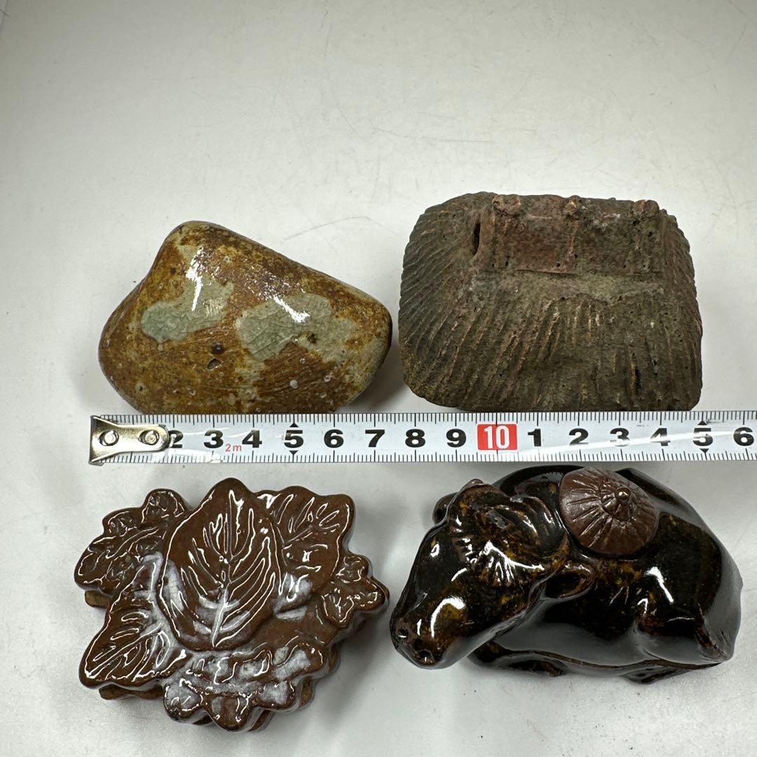 江戸時代　蓋物　香合　螺鈿　東な7-0415①