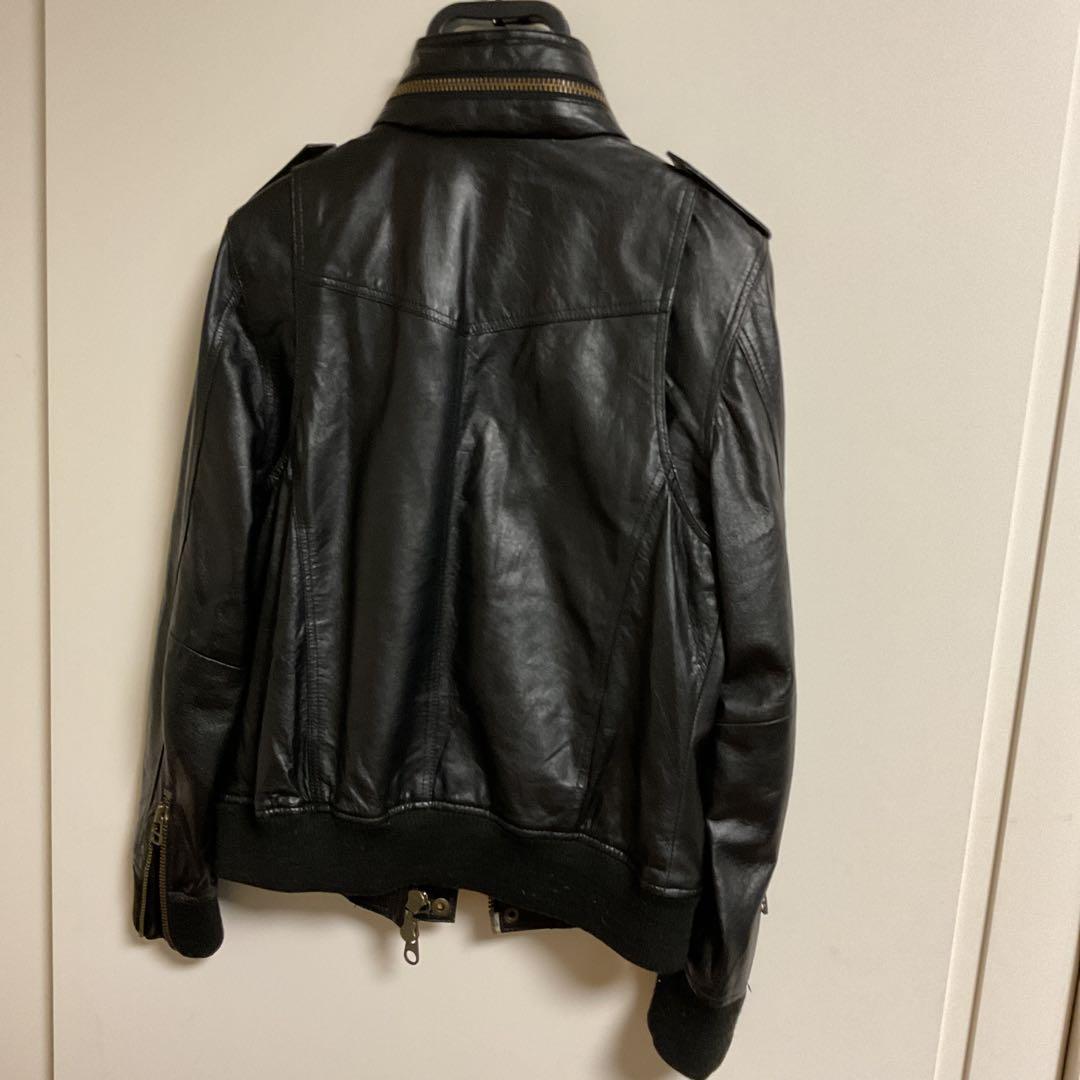 スポーツジャケット　トラッカージャケット　シングルライダース　レザーGジャン