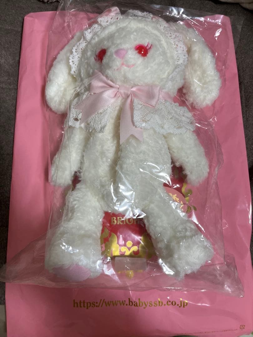 BABY THE STARS うさくみゃポシェット ピンク白