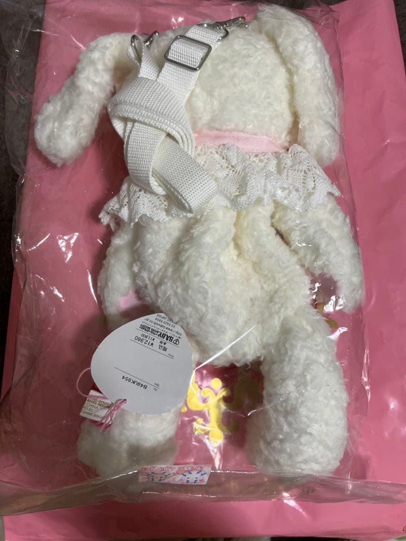 BABY THE STARS うさくみゃポシェット ピンク白