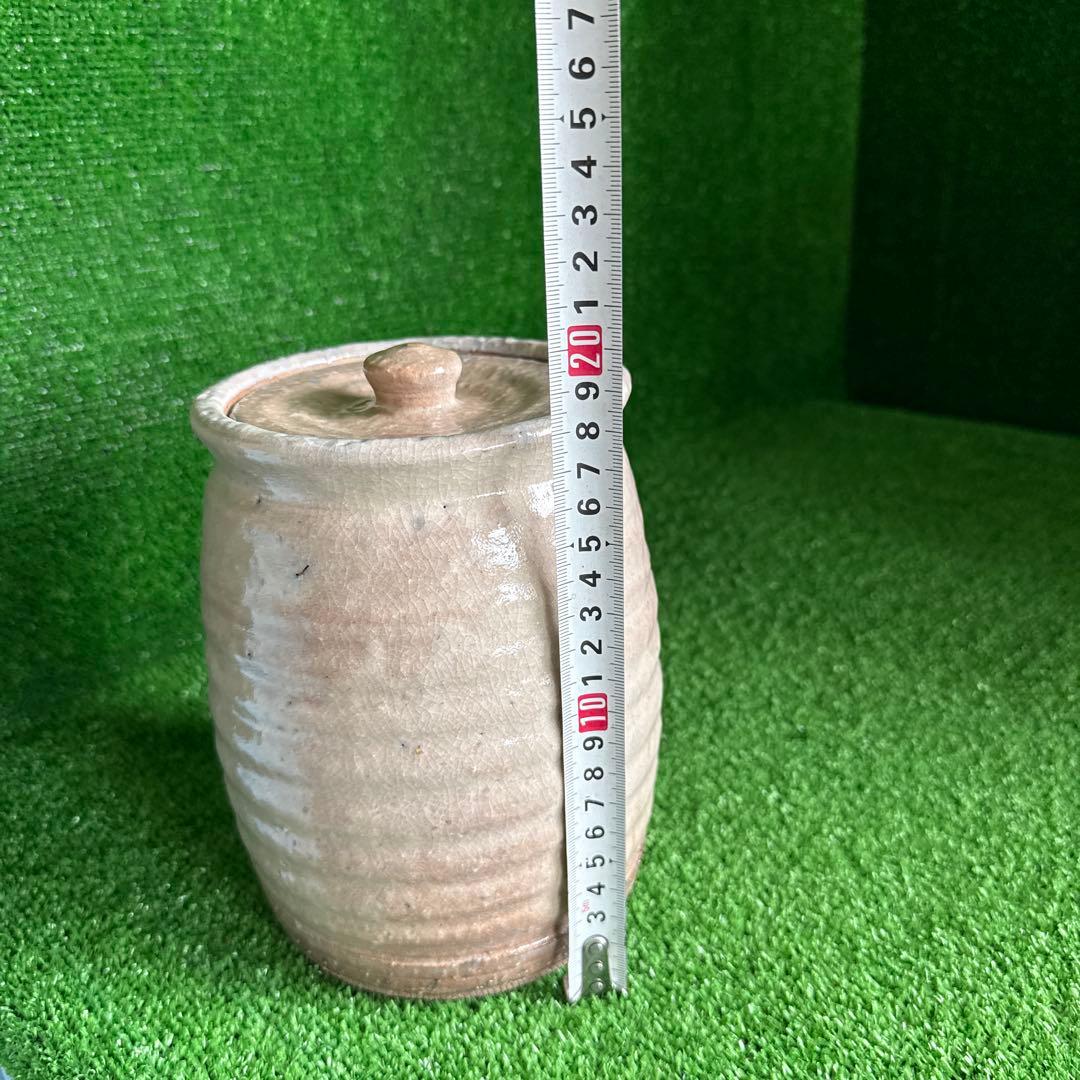 ＆【A0223】未使用保管品/萩焼窯/水指/茶道具/花瓶/水盤/窯印あり