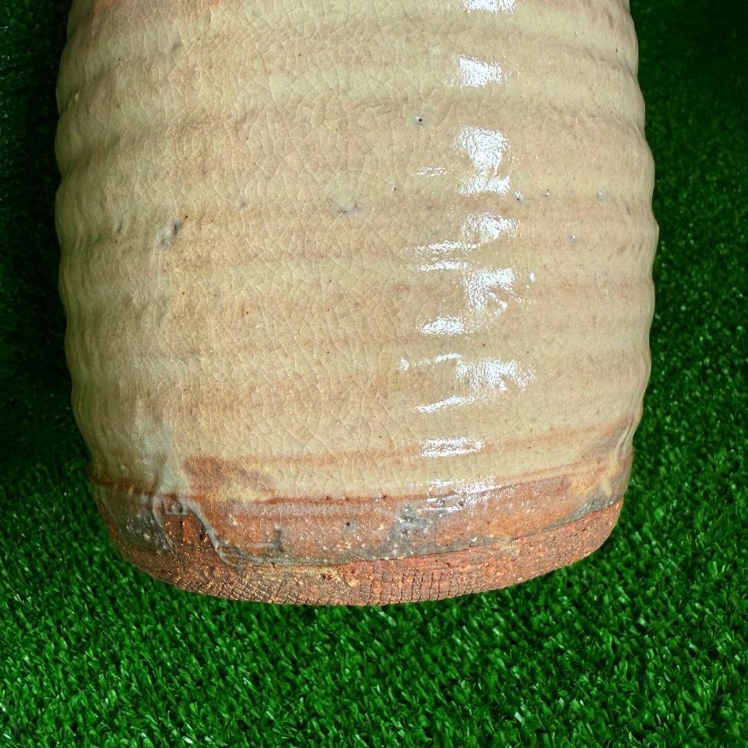 ＆【A0223】未使用保管品/萩焼窯/水指/茶道具/花瓶/水盤/窯印あり