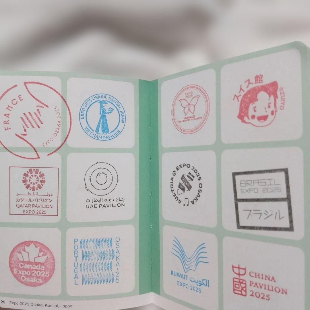 【値下】〘公式100%〙大阪関西万博スタンプパスポート