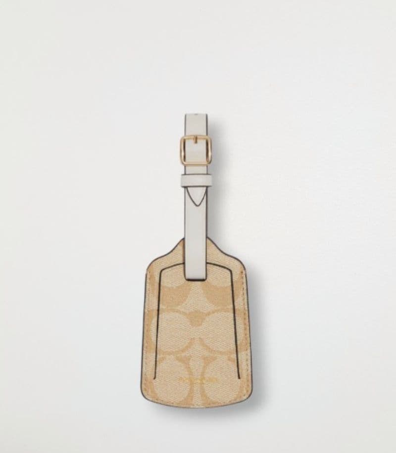 コーチ シグネチャー ネームタグ ブランドタグ キーホルダー ラゲッジタグ