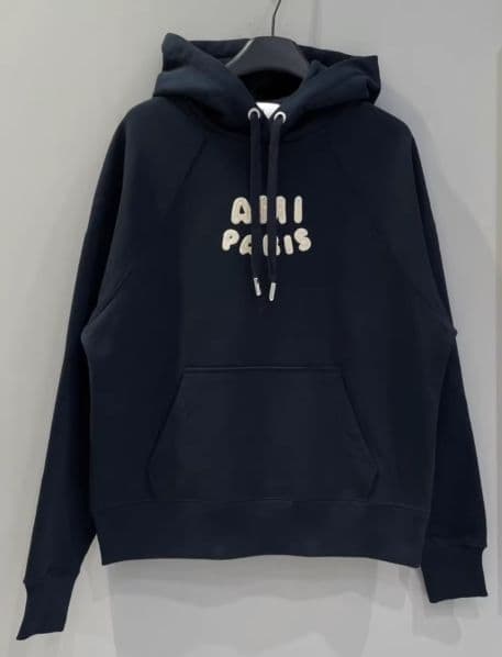 AMI PARIS ネイビ ーパーカー L