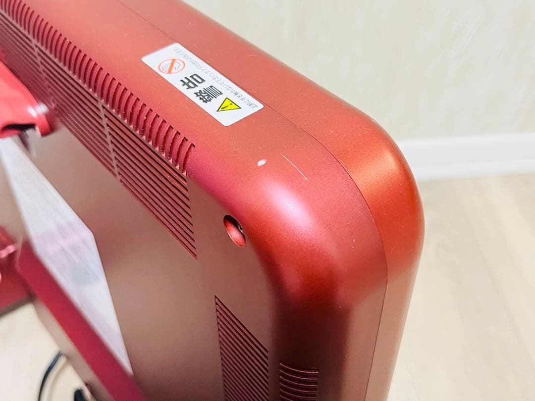 遠赤外線暖房機 サンルミエ タイマー付 E800L-TM レッド