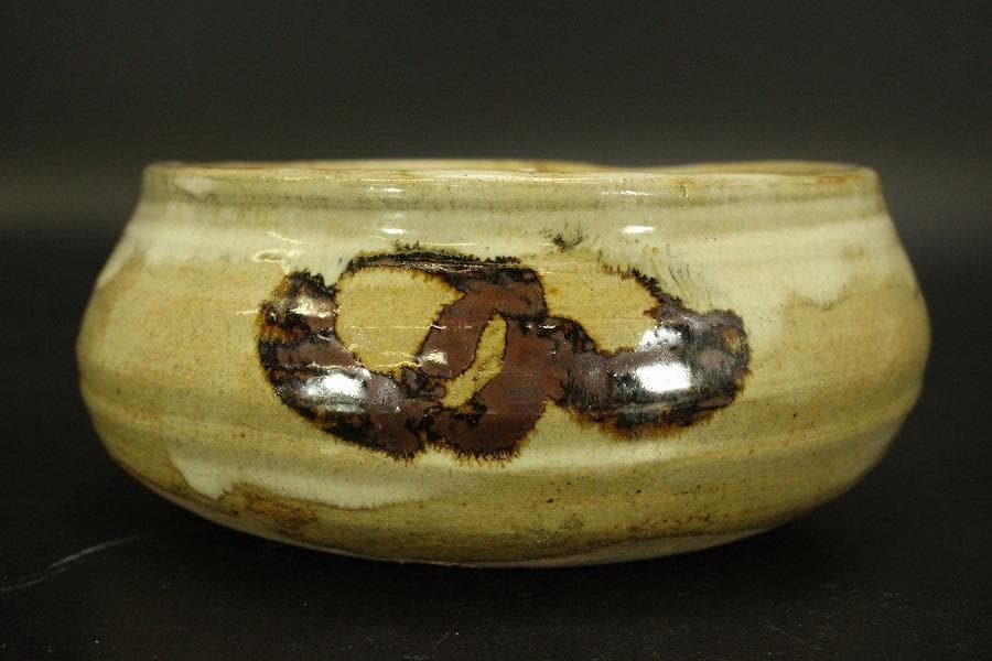 茶道具 十二代 永楽善五郎 和全 絵唐津 灰器 識箱 美品(A876)