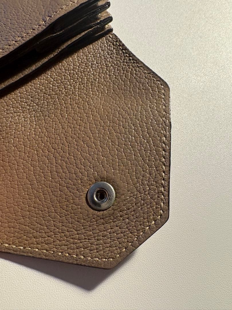 エルメス　小銭入れ　ケース　ベージュ