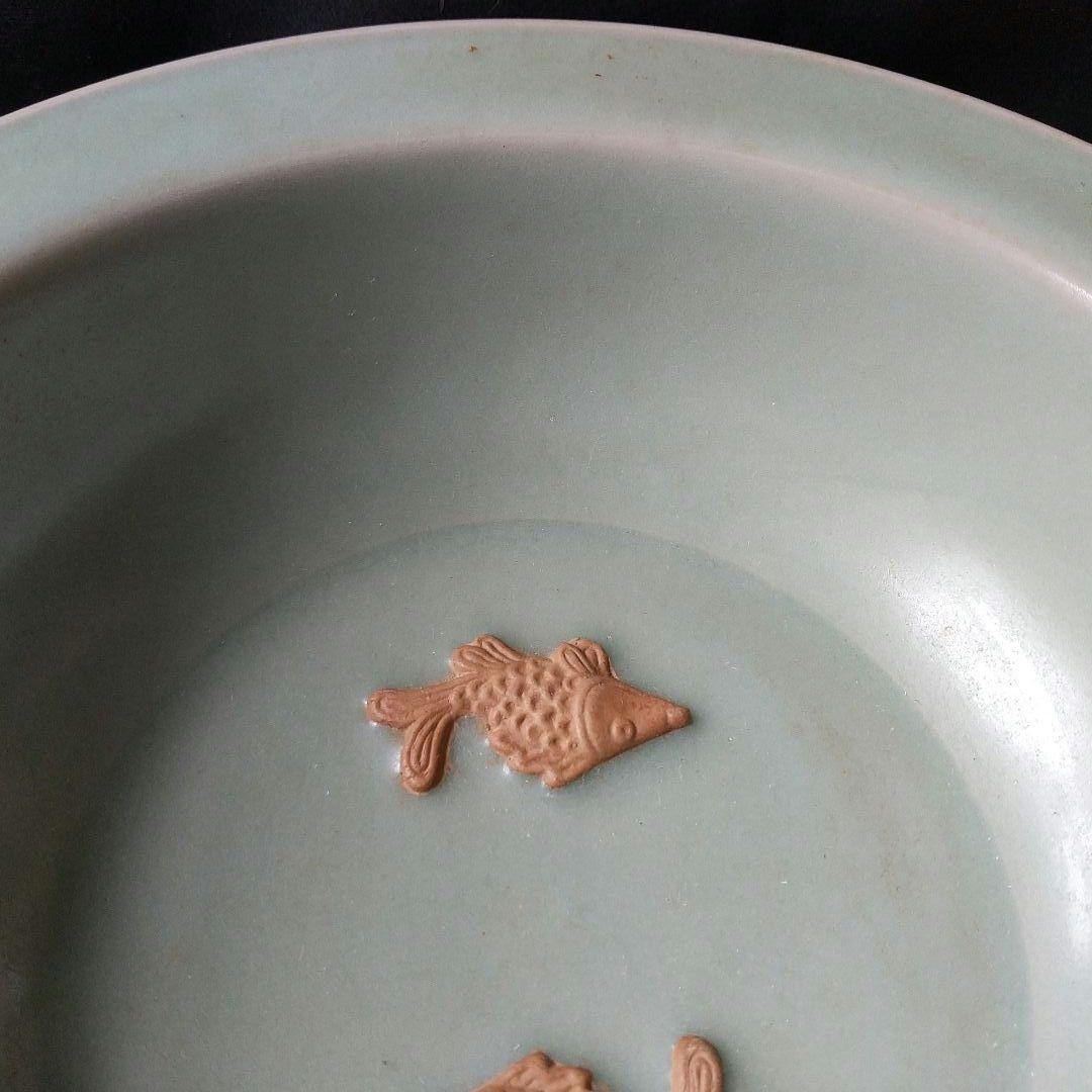 中国 龍泉窯 皿 元時代 骨董 茶道具