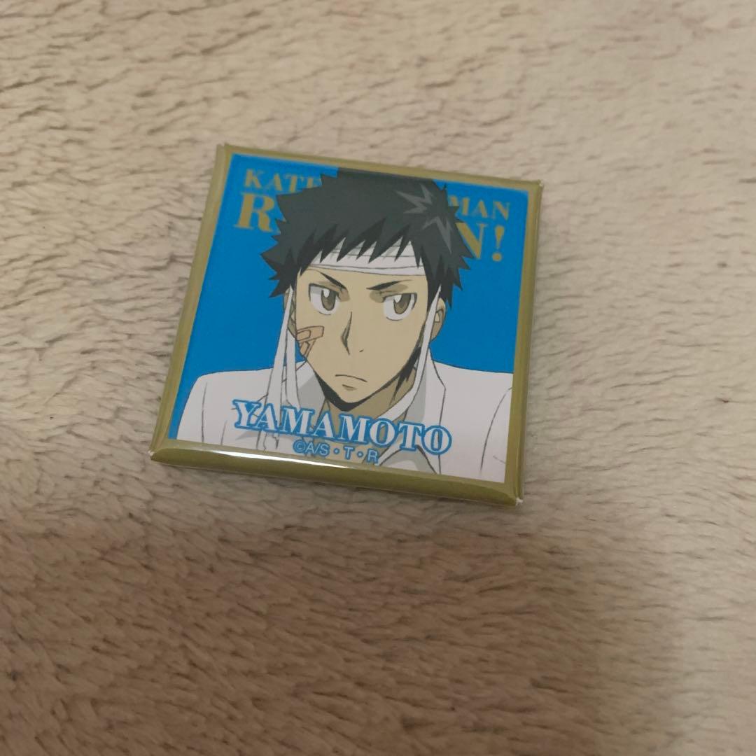 リボーン ＊ 山本武 スクエア 缶バッジ