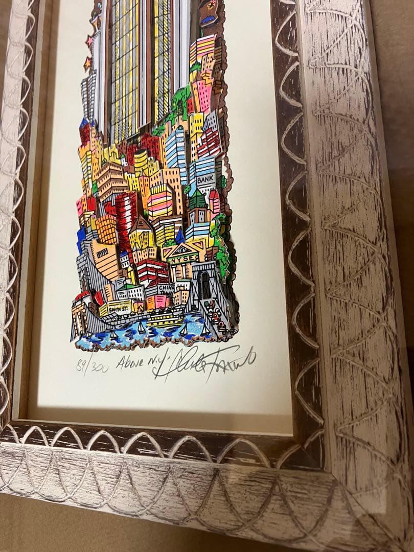 ジェームスリジィAbove NYC シルクスクリーン 89/300