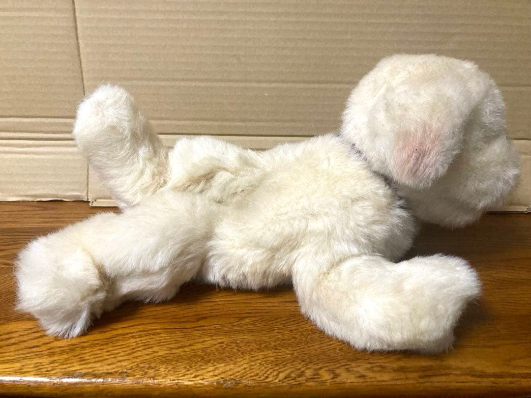 希少 80年代 ビンテージ 犬 イヌ ワンちゃん ぬいぐるみ レトロ 当時物