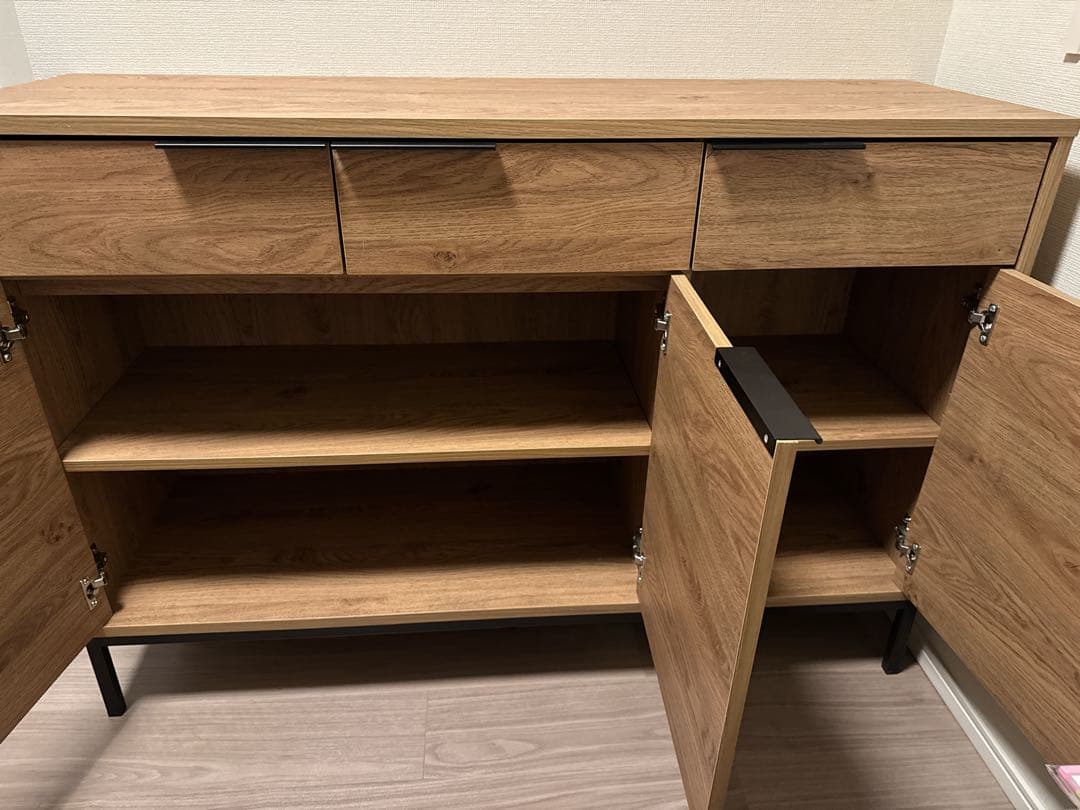 【値下げ】LOWYA ロウヤ シェルフ キャビネット チェスト 収納棚　美品