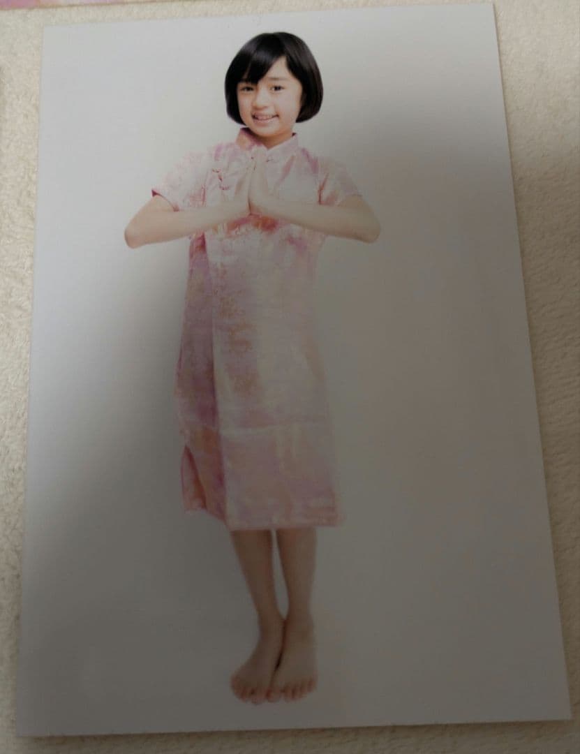 絵森彩　生写真　チャイナドレス　依田彩花