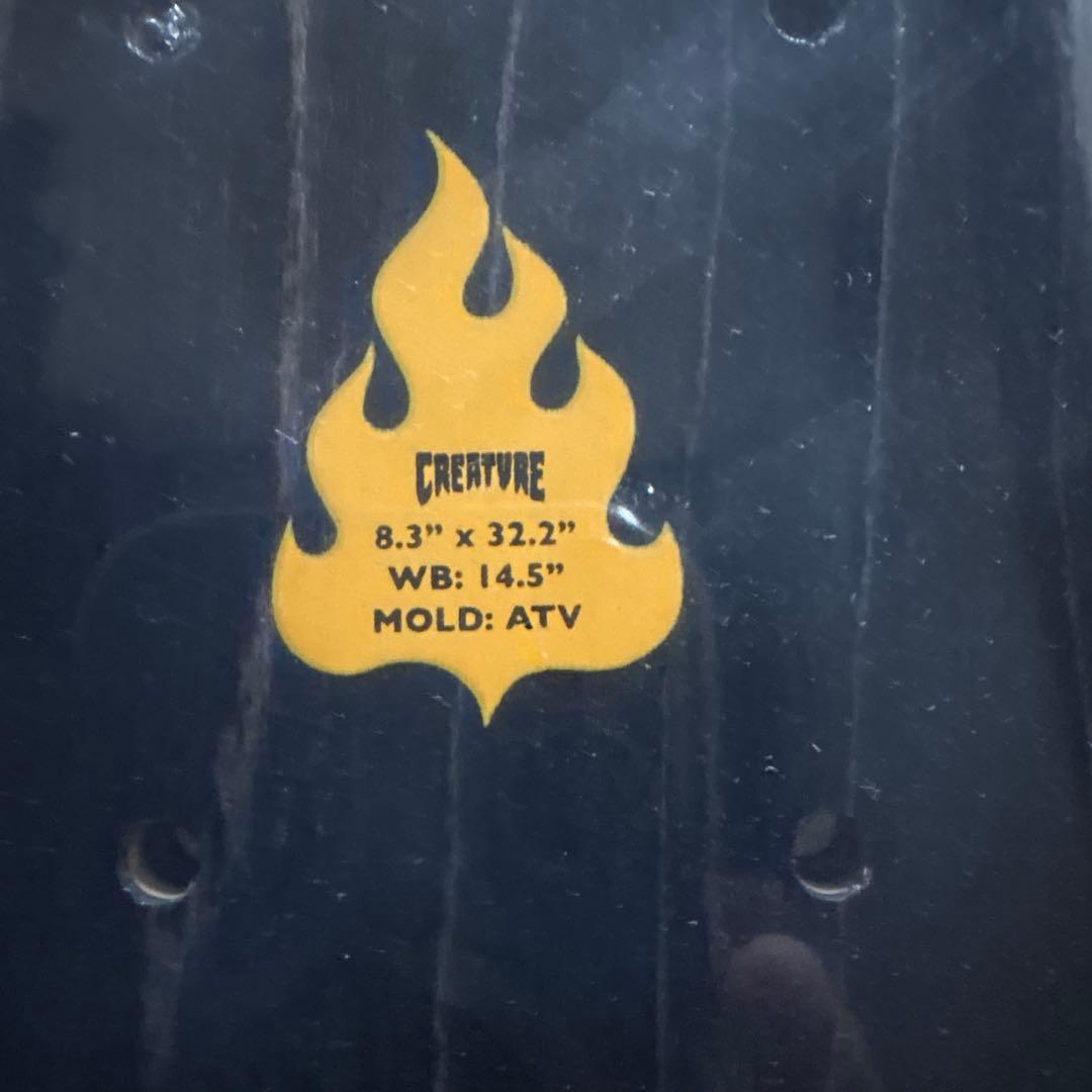 クリーチャー　スケートボードデッキ8.3 新品　 値引き不可