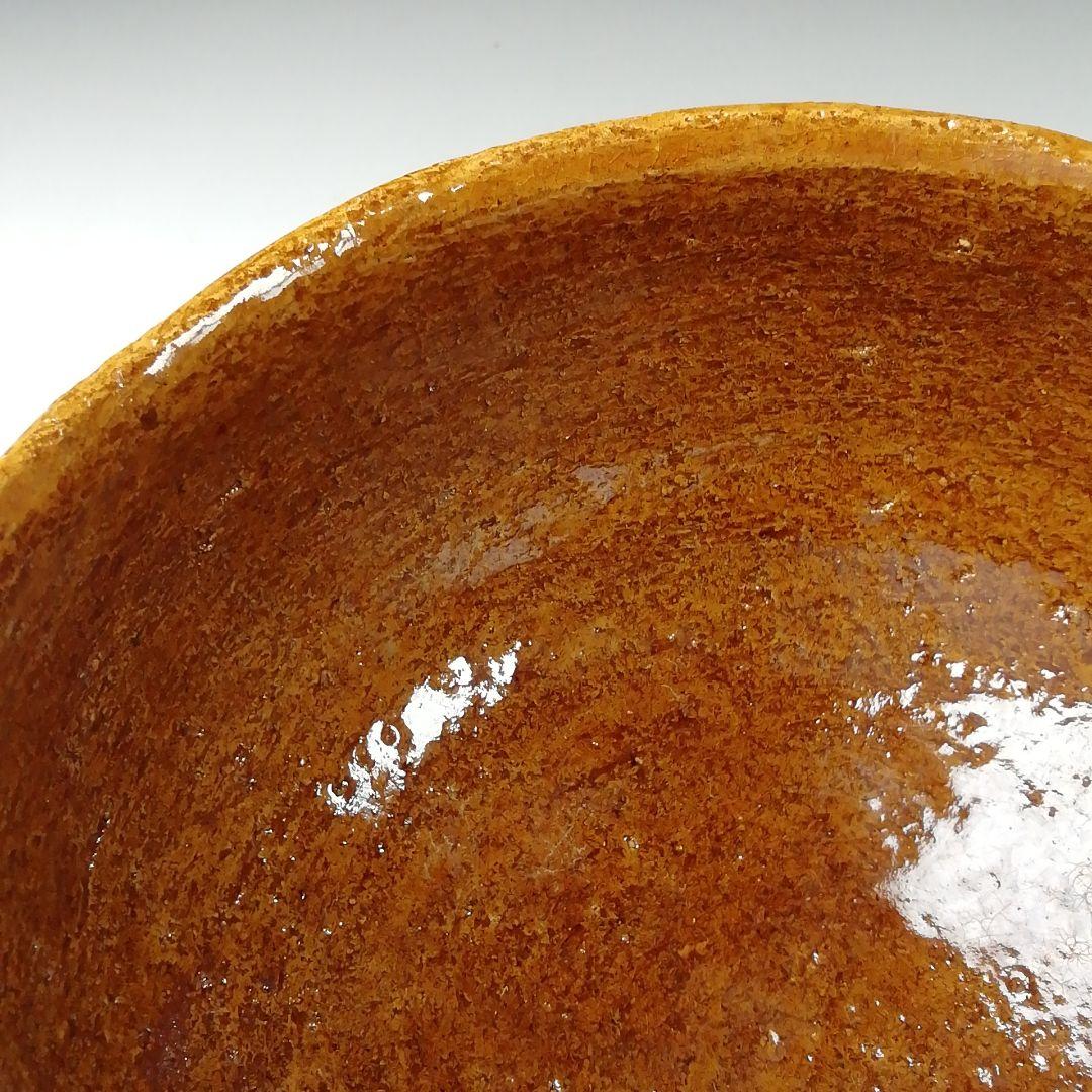 Ｔ１１６　茶碗　『大樋焼』『春日山窯　開発文明』　共箱　抹茶碗　茶道具