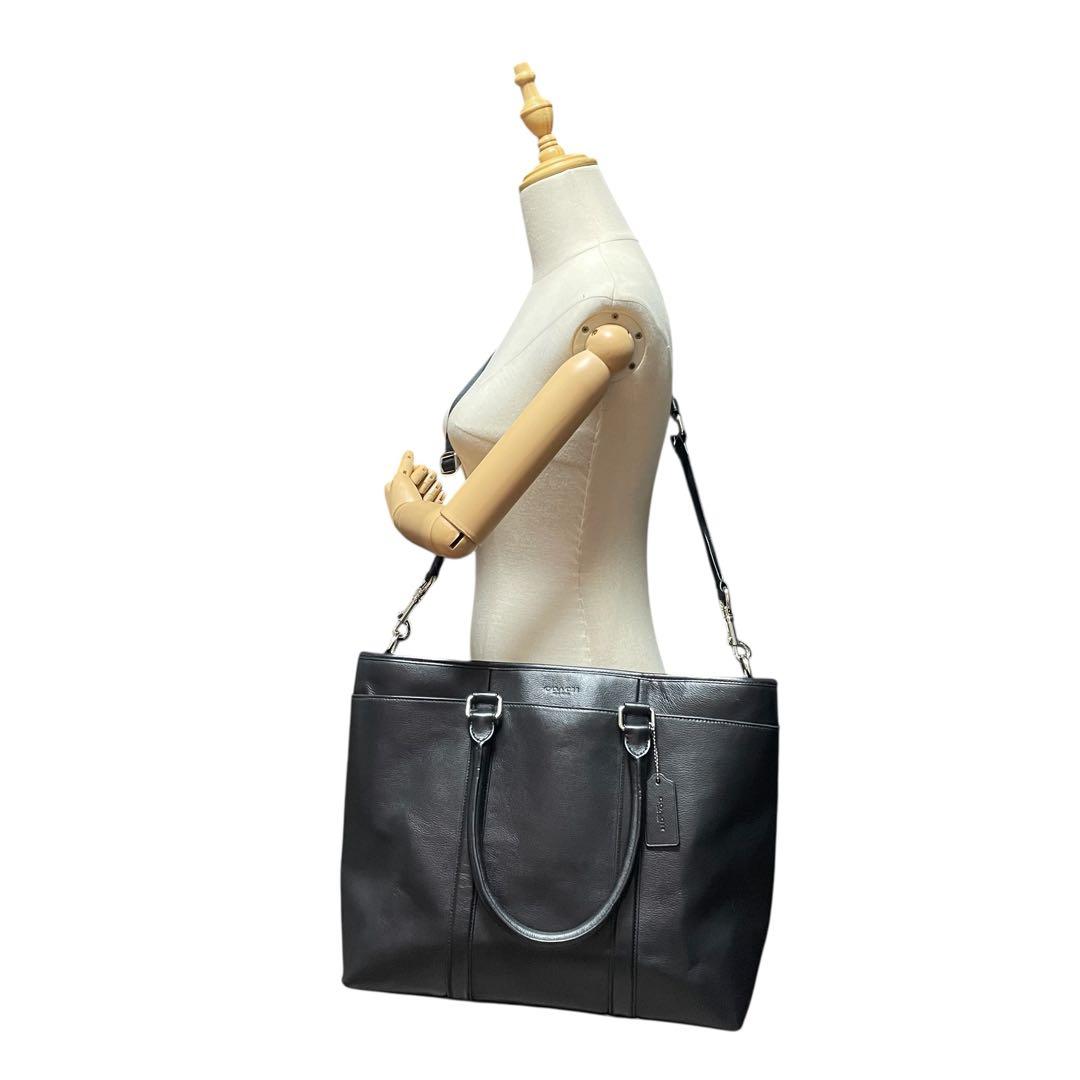 ✨極美品✨COACH コーチ ペリー ビジネスバッグ トートバッグ 2way 黒