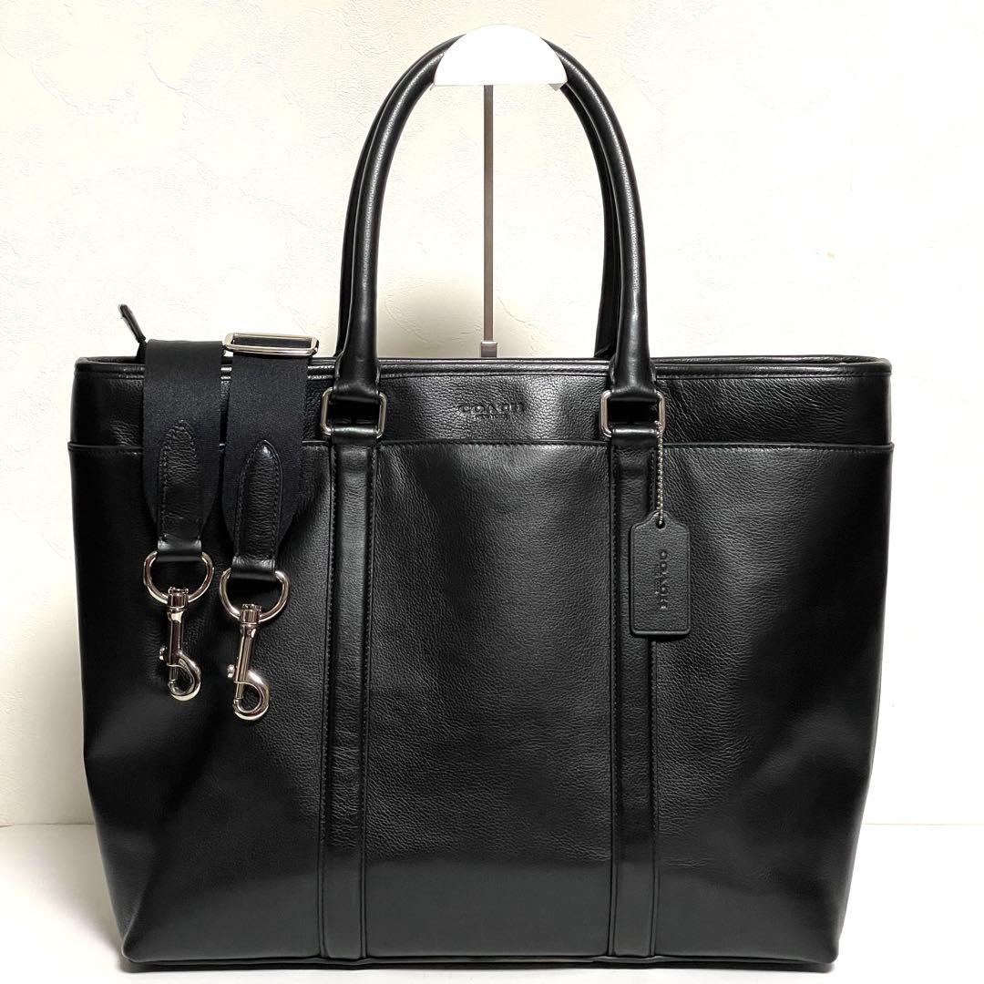 ✨極美品✨COACH コーチ ペリー ビジネスバッグ トートバッグ 2way 黒