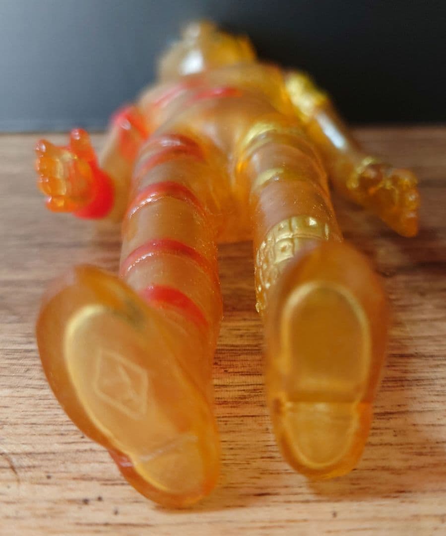 タカトク　人造人間キカイダー　ソフビ　クリア　スケルトン　当時物　レア