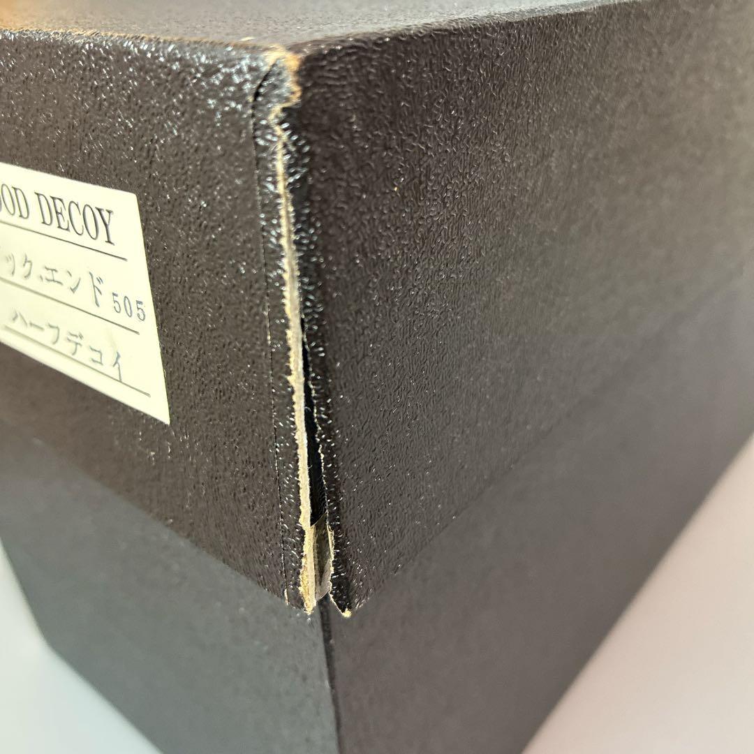 ヴィンテージTSUBOGEN木味ハンドメイド マガモ　デコイ ブックエンド　鴨