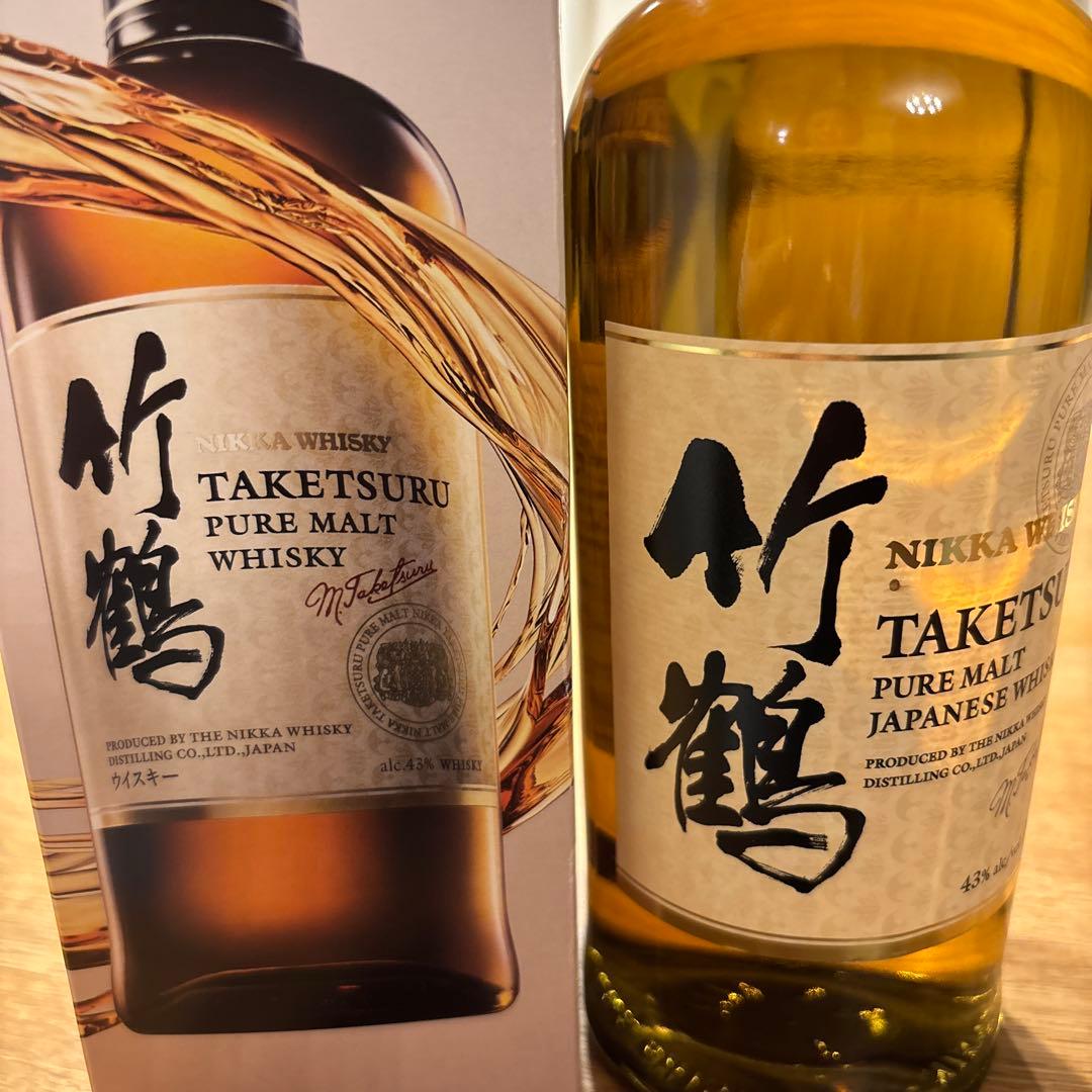 竹鶴 ピュアモルトウイスキー 46% ニッカウィスキー