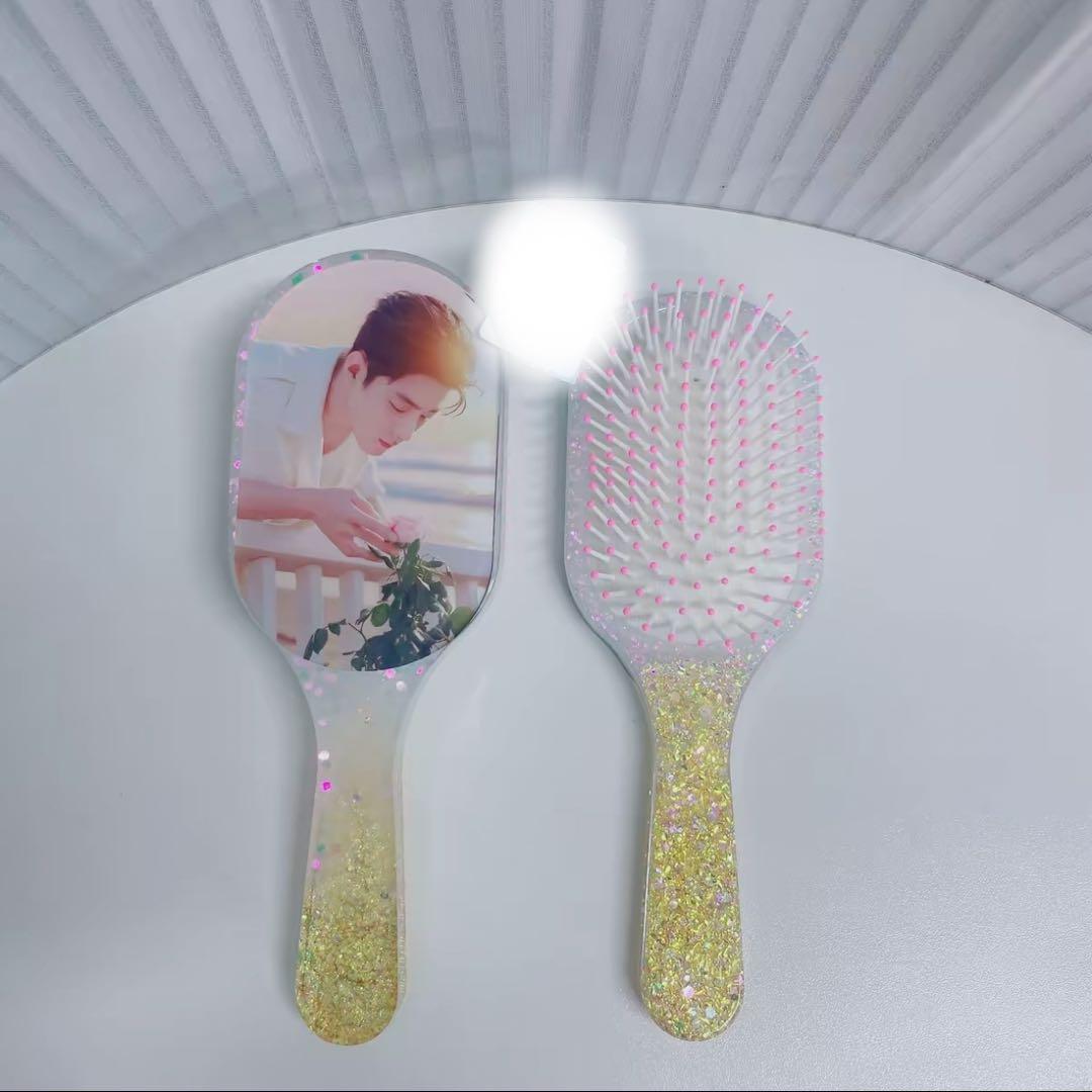 肖戦 超大レジンエアークッション付きヘアブラシ　12点セット❣️確認用0109