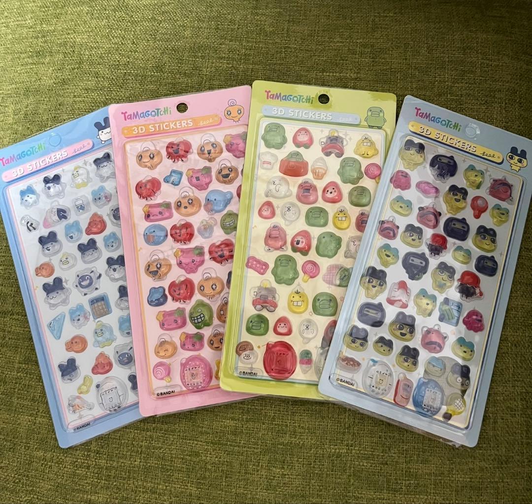 たまごっち 3Dシール 4枚×6セット計24枚 ボンボンドロップシール
