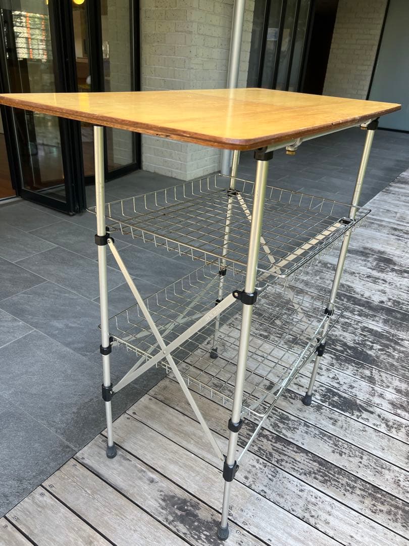  PEAK アウトドア/キャンプ用キッチンテーブル(収納バッグ付き)