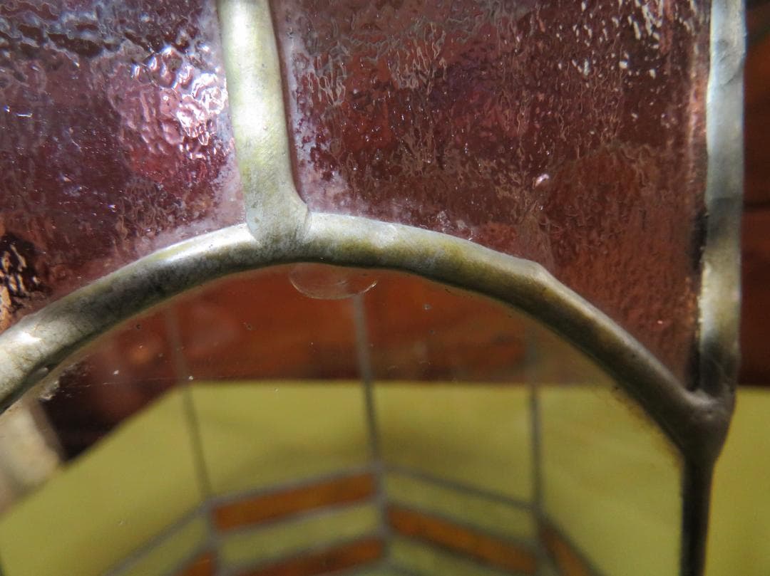 ◆ステンドグラス　テラリウム（　約23cm×約40cm）◆