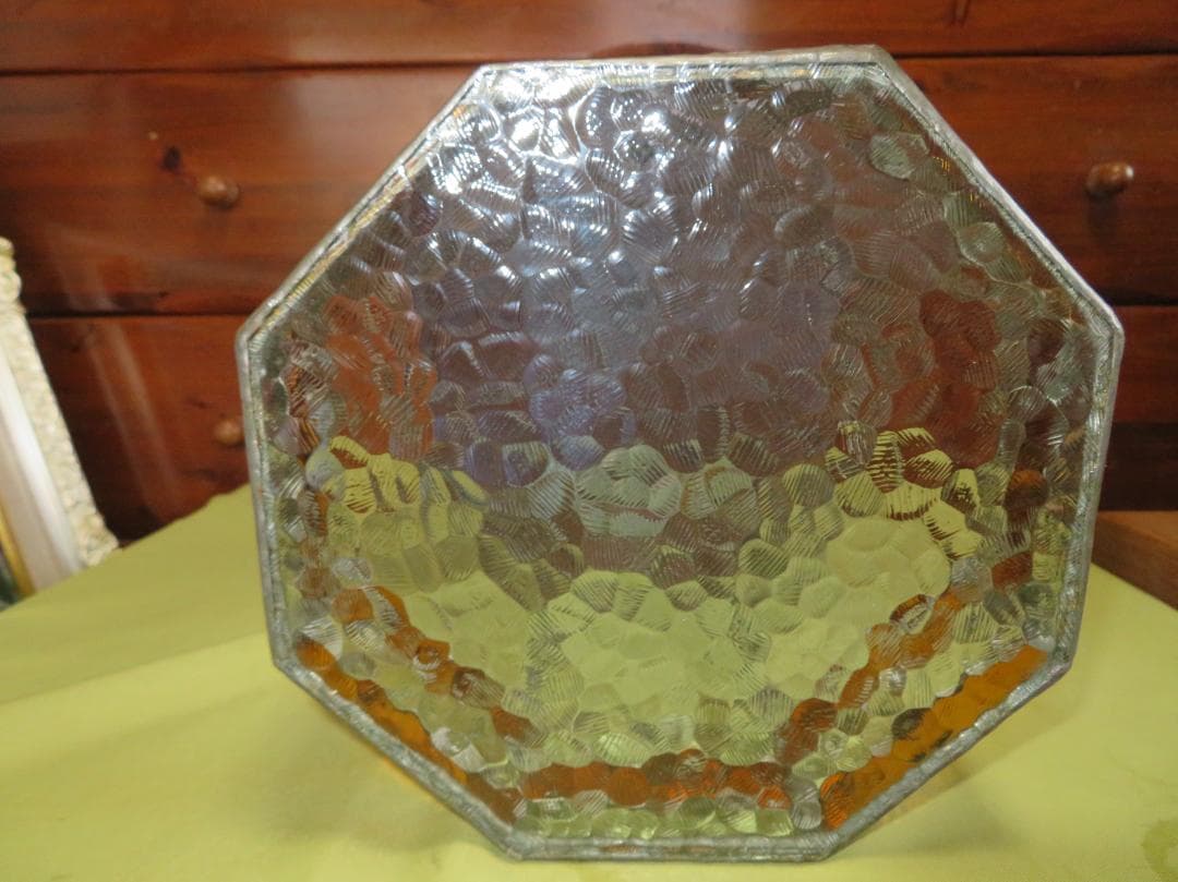 ◆ステンドグラス　テラリウム（　約23cm×約40cm）◆