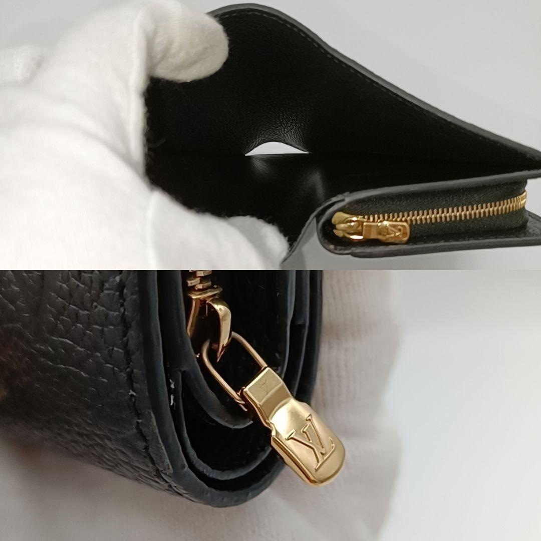 ルイヴィトン　モノグラム アンプラント ポルトフォイユ クレア ノワール