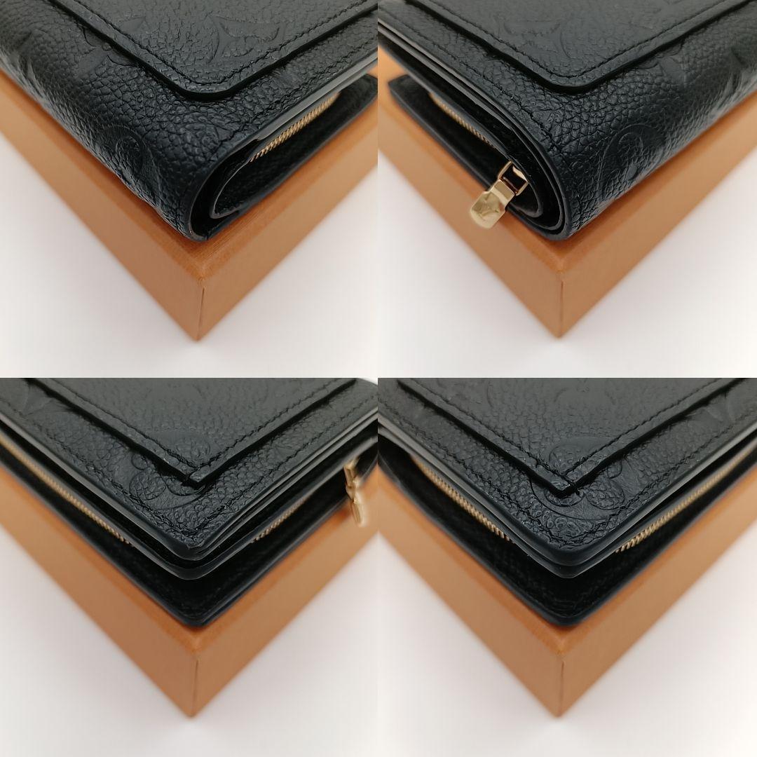 ルイヴィトン　モノグラム アンプラント ポルトフォイユ クレア ノワール