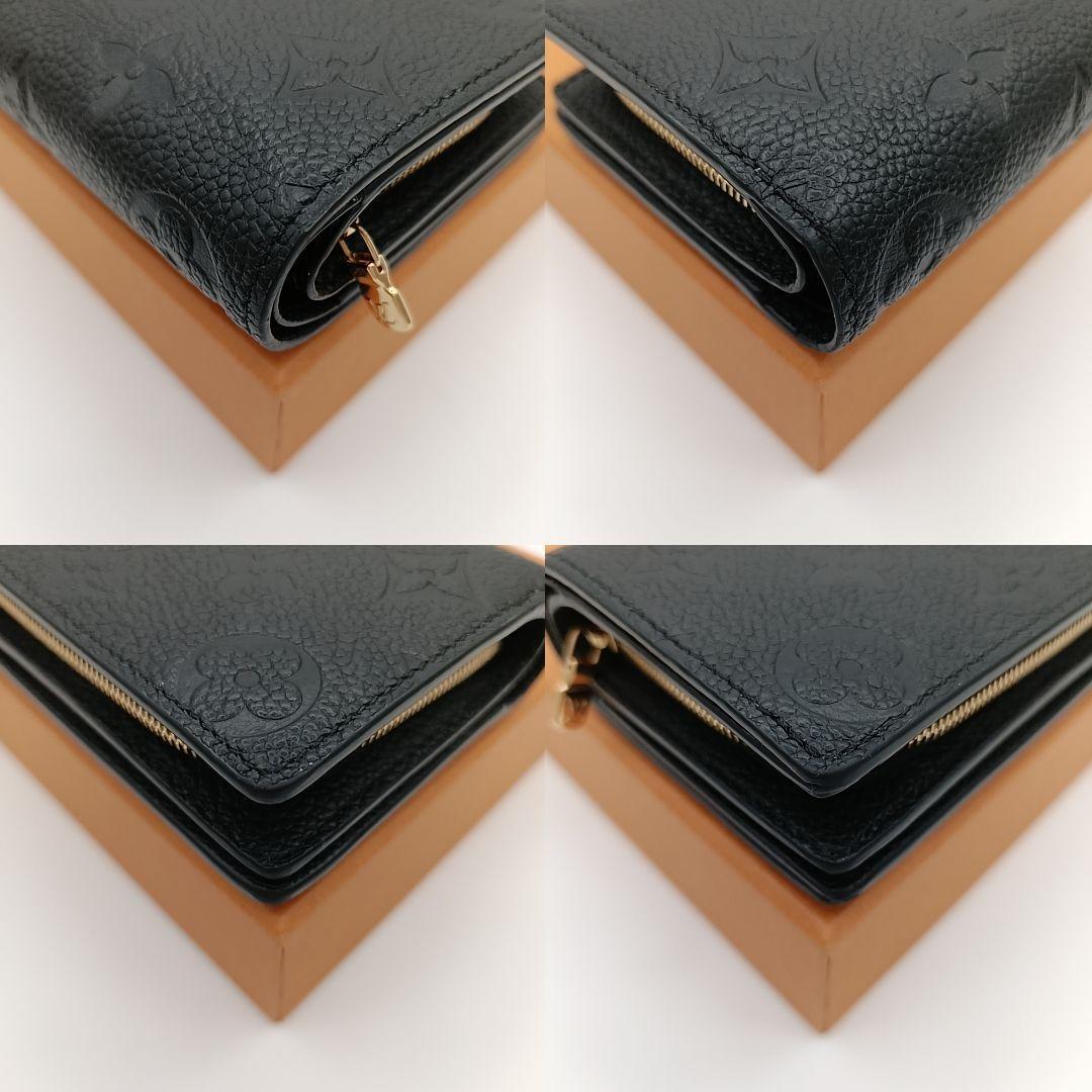 ルイヴィトン　モノグラム アンプラント ポルトフォイユ クレア ノワール