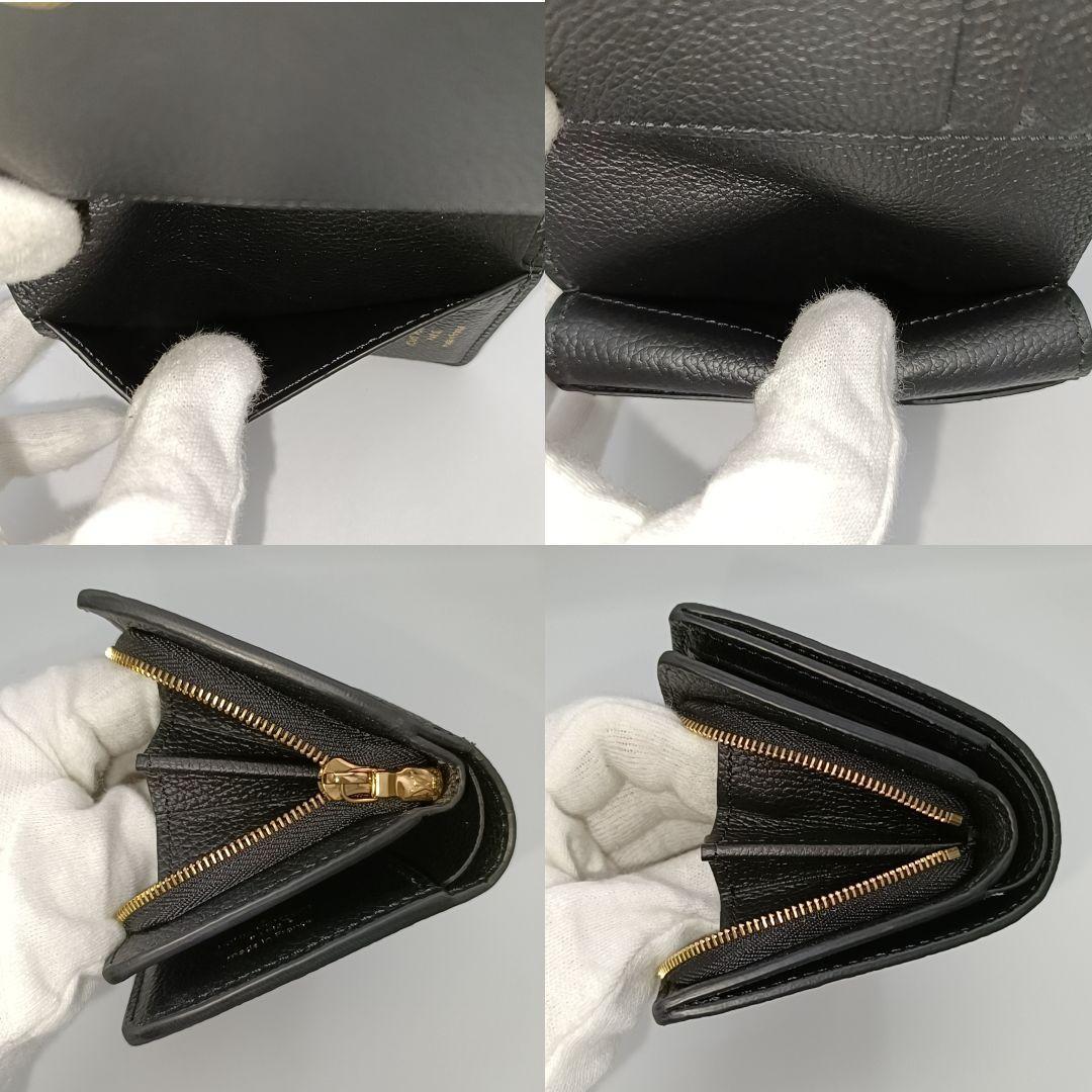 ルイヴィトン　モノグラム アンプラント ポルトフォイユ クレア ノワール