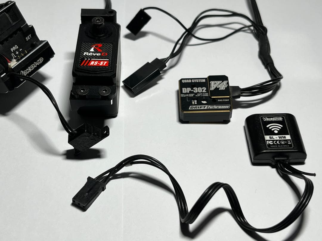 1/10 電動RC用メカ一式 アンプ・モーター・サーボ・ジャイロ・Wi-fi