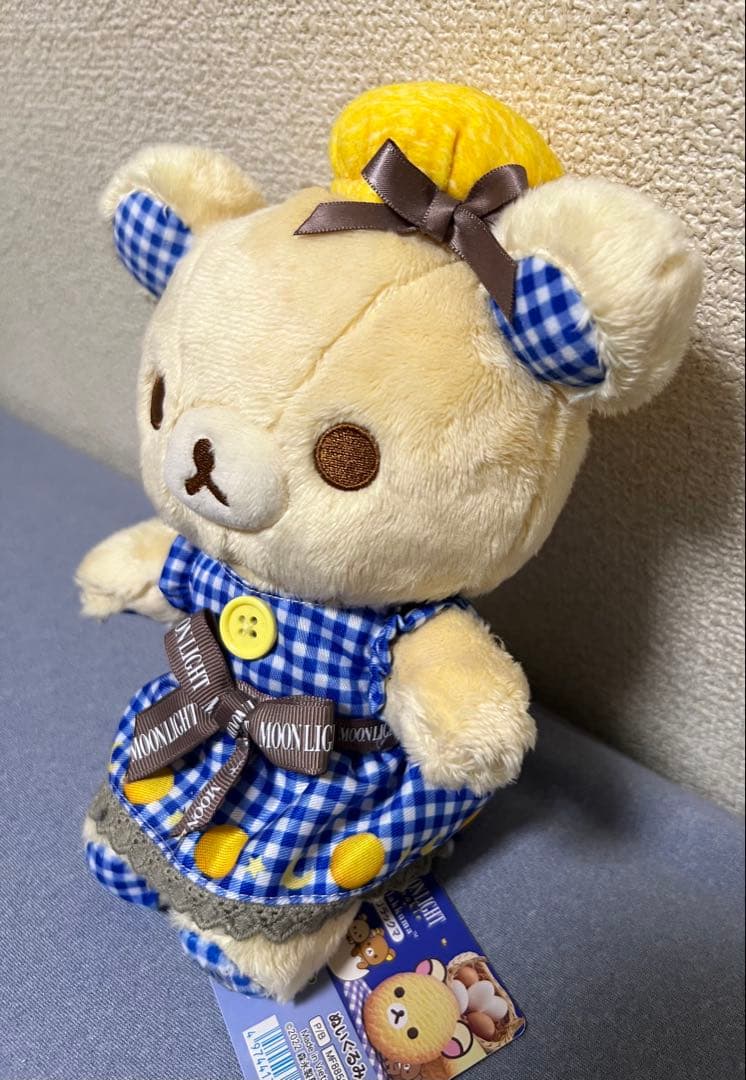 コリラックマ　森永ビスケットムーンライト　ロフト限定ぬいぐるみ
